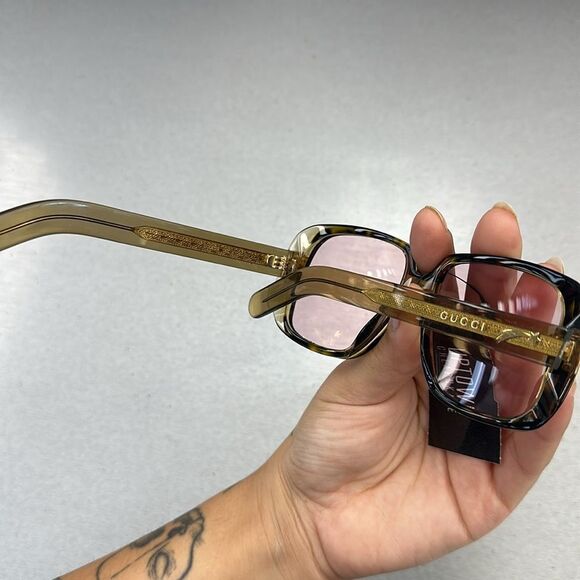Gucci Tortoiseshell Oversized Cruise Square Sunglasses - Picture 7 of 8